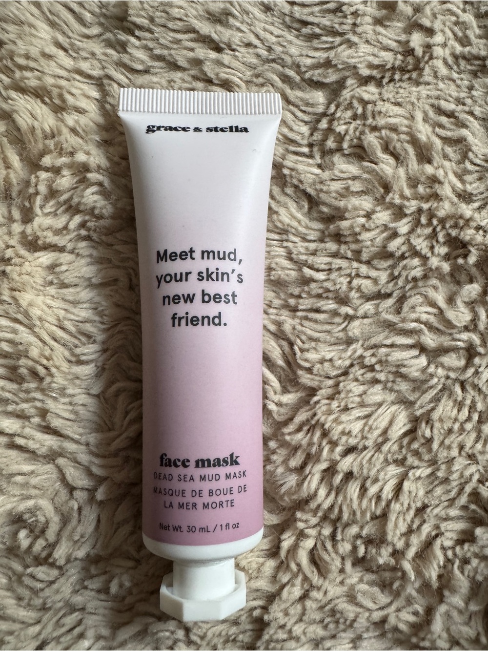 grace & stella pastel pink Dead Sea Mud Face Mask
